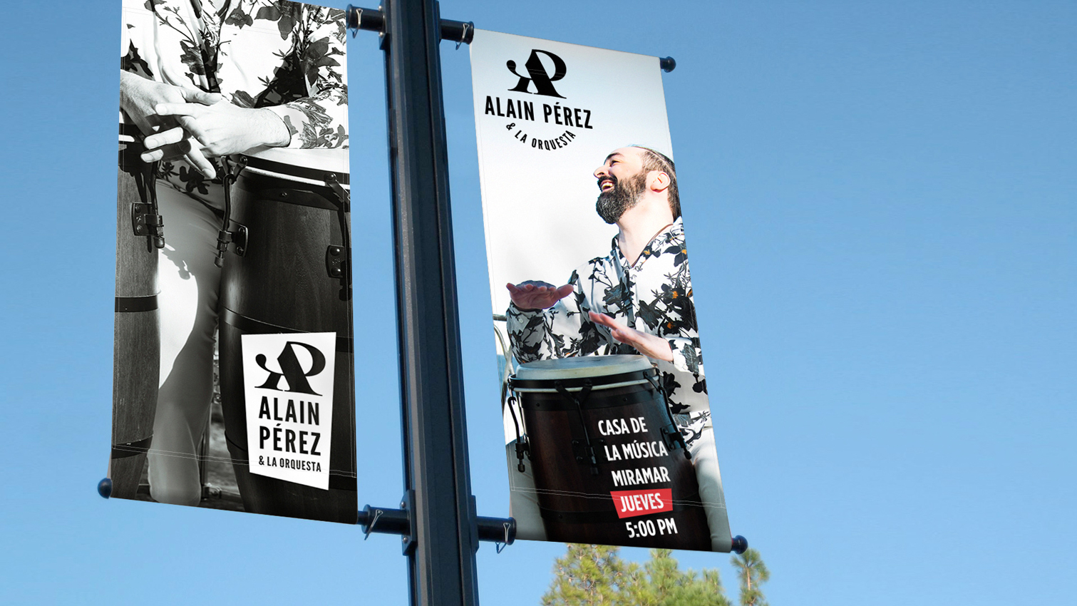 Alain Pérez. Branding_diseño banderolas