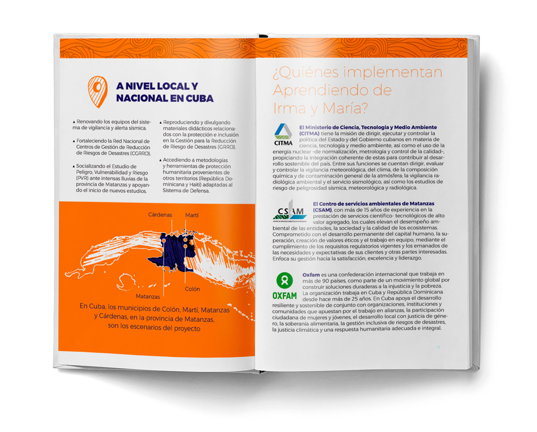 Publicaciones editoriales para OXFAM y HI