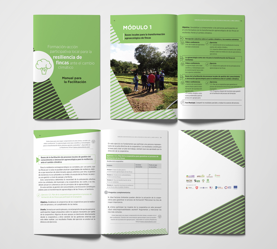 Cuba Resiliente-diseño de manuales
