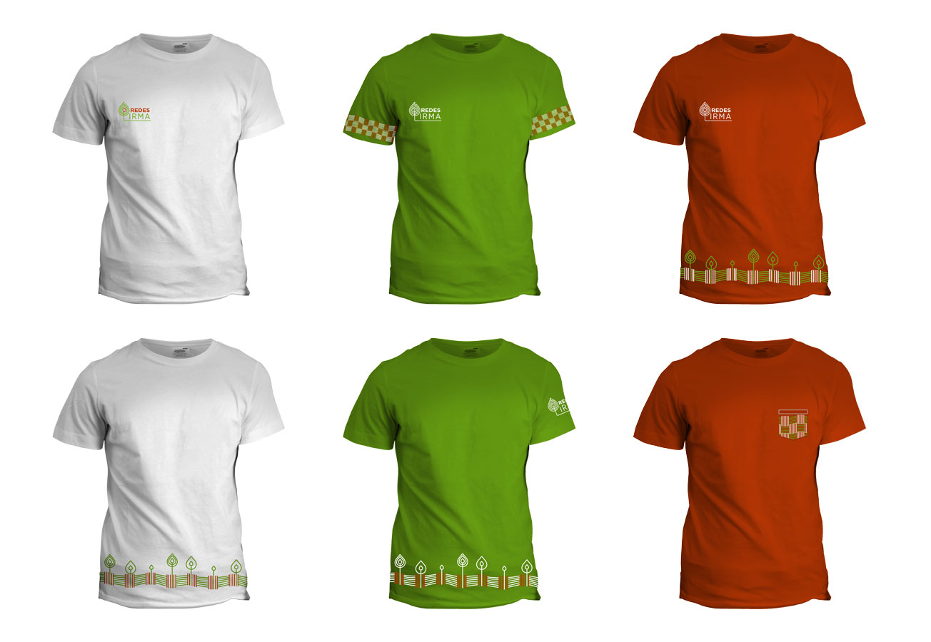 Redes Irma, diseño de tshirt